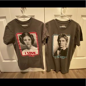 His and hers Star Wars tees